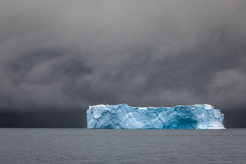 Iceberg for mountain landscape in Greenland by Martijn Smeets