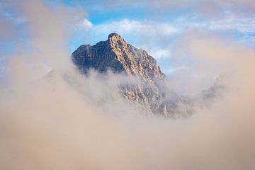 Selbhorn in the fog by Martin Wasilewski