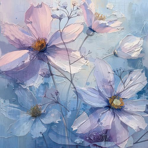 Fleurs aux couleurs pastel