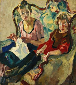 Leo Putz - Lisl en Buberl (1920) van Peter Balan