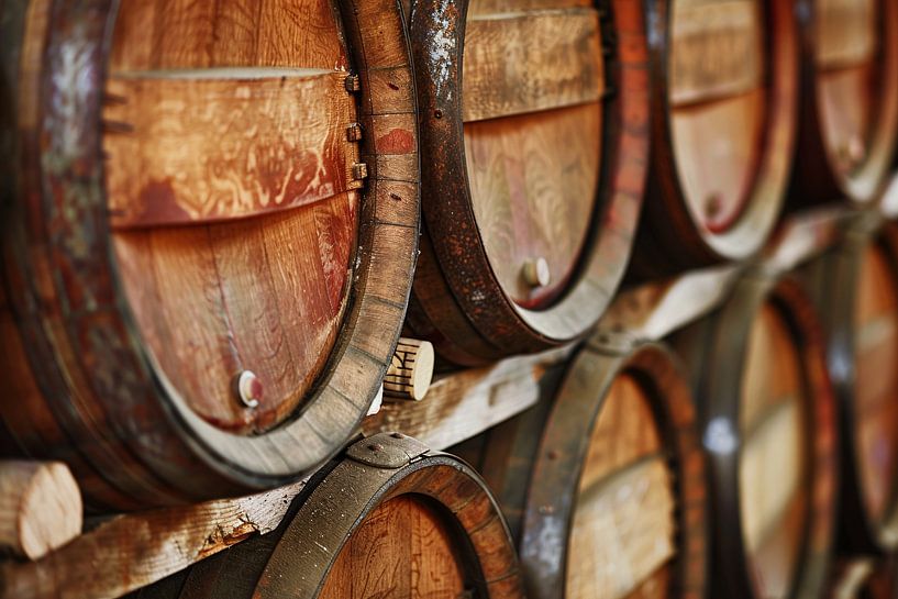 Minimalistischer Holzfassstapel von Art & Soul Creations