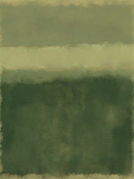 Minimalistische abstrakte Kunst – Zeitgenössische Innenraummalerei von Dina Dankers