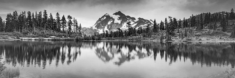 Mount Shuksan in Black and White by Henk Meijer Photography