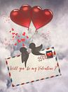Liefdesbrief - wil jij mijn Valentijn zijn van Christine Nöhmeier thumbnail
