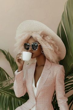 Soft Elegance: Coffee and Tropical Spheres