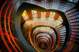 The Orange Spiral by Ahma NJAI
