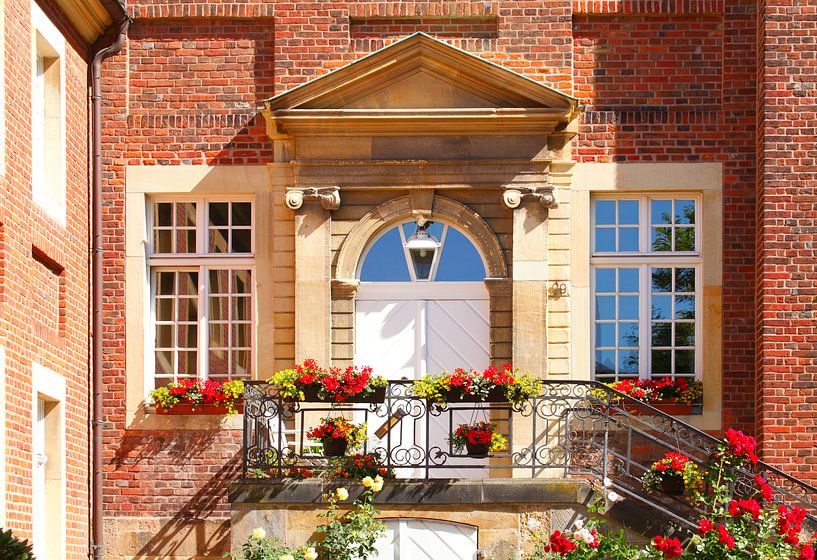 Entrance portal, Cathedral parish office, Episcopal Palace, Cathedral Square, Münster in Westphalia, by Torsten Krüger