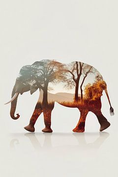 Nature in the elephant by Poster Art Shop
