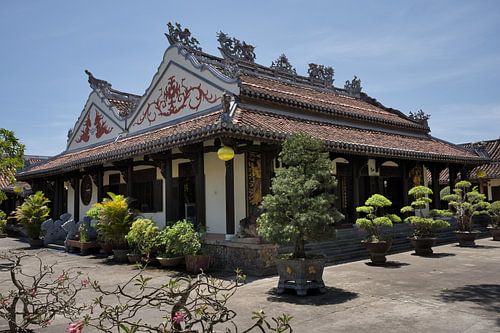 Heilige elegantie van de Chùa Chúc Thánh tempel
