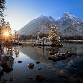 Hintersee in the Berchtesgaden Alps by Dieter Meyrl