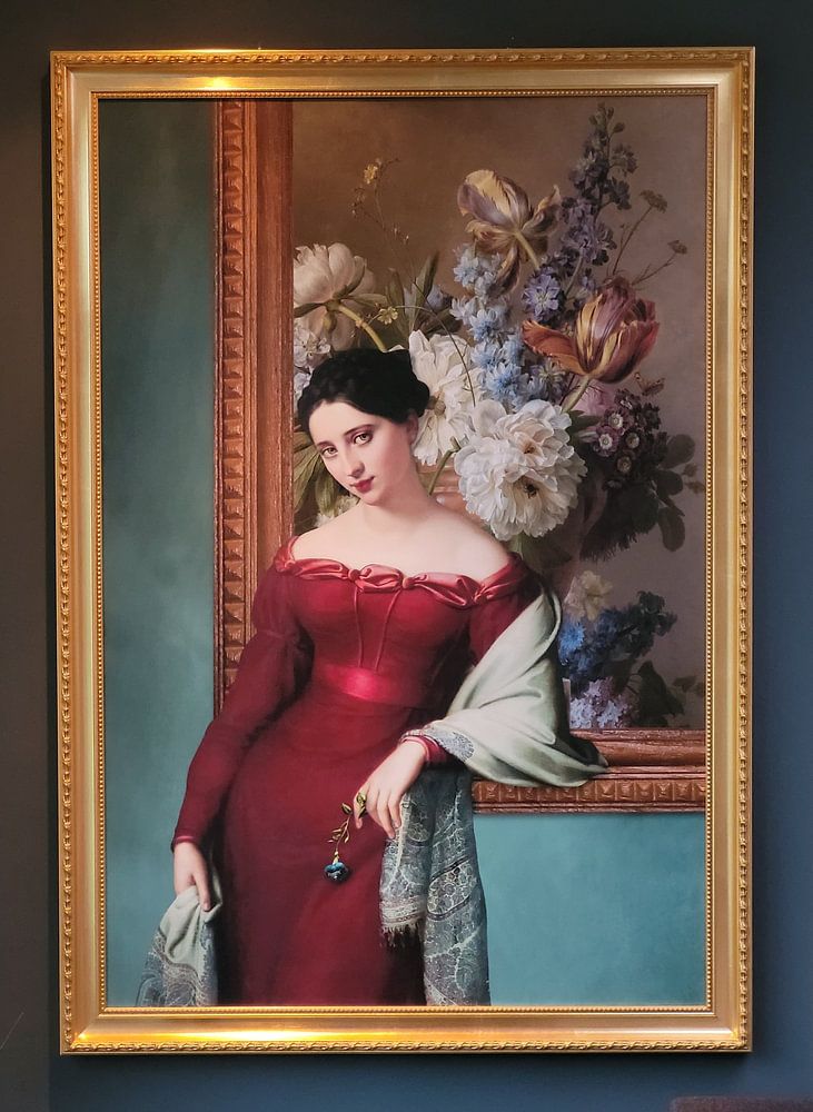 Lady in Red  von Marja van den Hurk 