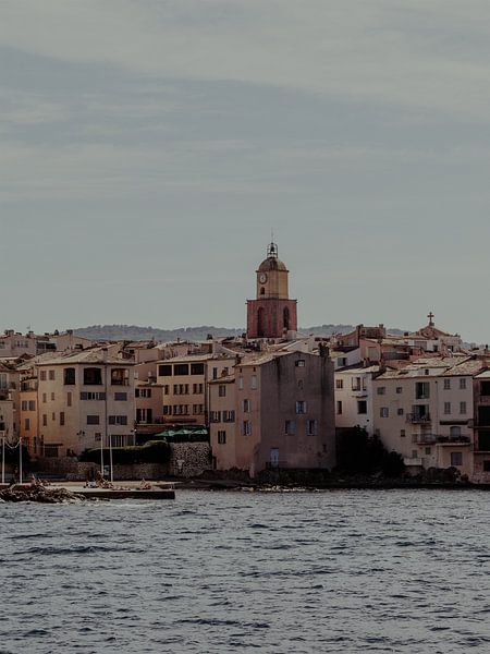 Le clocher de Saint-Tropez | Photographie de voyage Impression d'art dans la ville de Saint-Tropez | Côte d'Azur, Sud de la France par ByMinouque