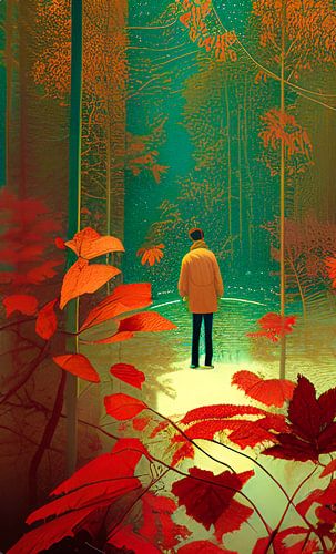 Lost in red leafs