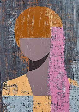 Mensfiguur | Weathered Contours of Life van De Mooiste Kunst