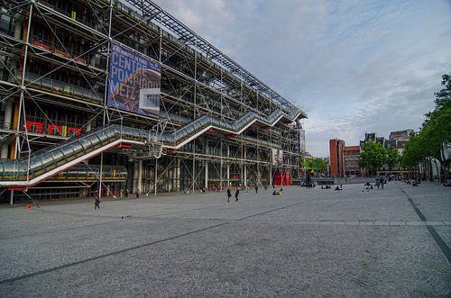 Centre Pompidou en het Place Georges Pompidou in Parijs