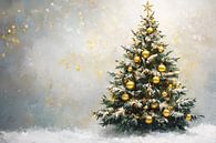 Kerstboom met gouden decoratie van Imperial Art House thumbnail