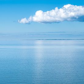 Kalm Blauwe Waddenzee van Evert Jan Luchies