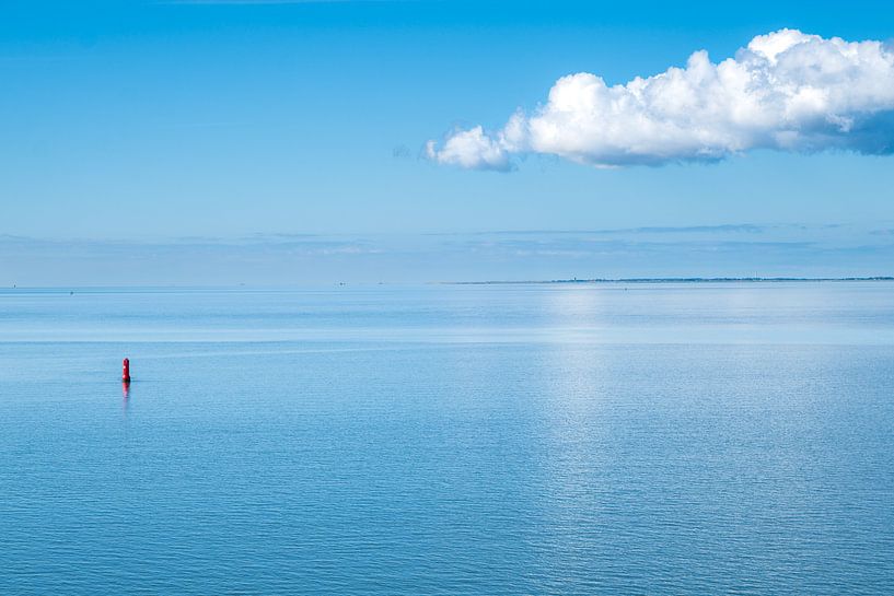 Ruhiges blaues Wattenmeer von Evert Jan Luchies