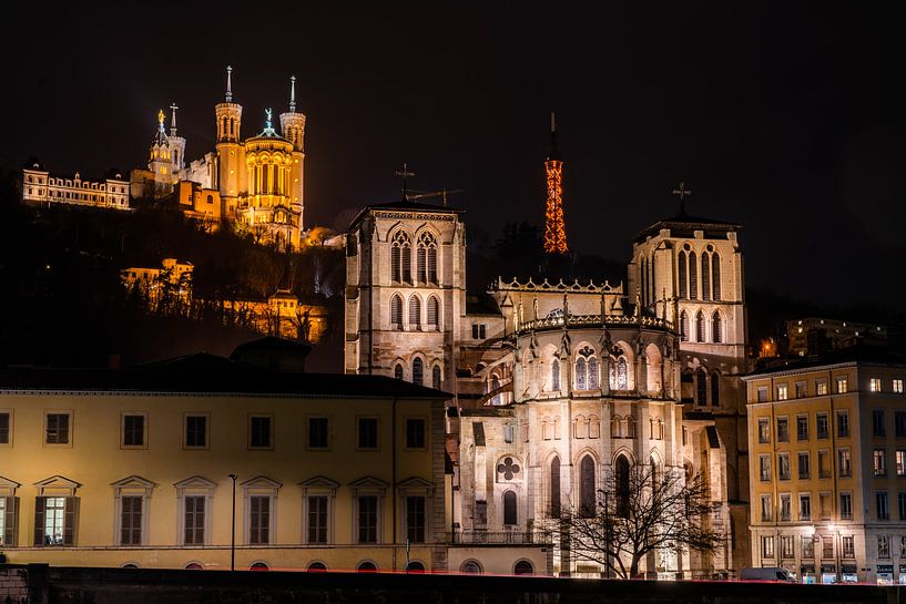 Classic Lyon at night by Ivo de Rooij