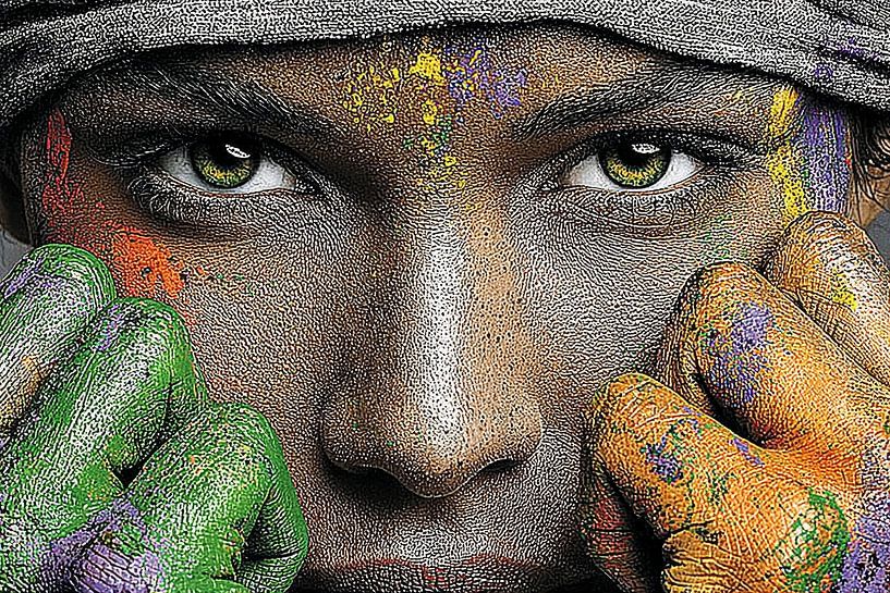 picturesque portrait by Egon Zitter