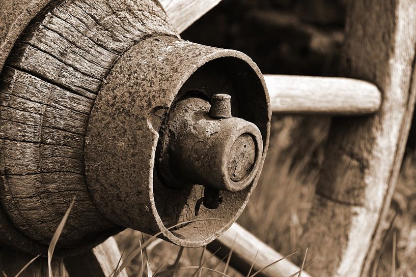 Vintage - Achse und Nabe von DeVerviersBelgium