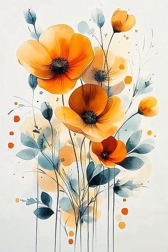 Bloemen Aquarel no.7
