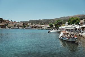 Fishing village Kassiopi on Corfu island | Travel photography fine art photo print | Greece, Europe by Sanne Dost