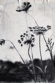 Fluitenkruid natuur (werk bekend van vtwonen) van KUNSTBLOC | Anca Blok