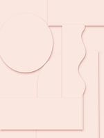 Minimalist shadow art pink