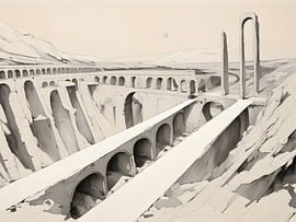 Bridges Landscape by Wolfsee