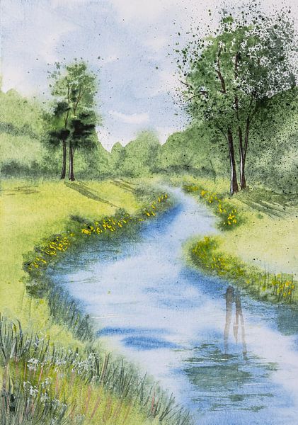 Aquarell Teil 114 von Tania Perneel
