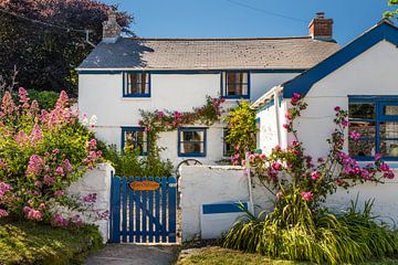 Huis in Landewednack, schiereiland Lizard, Cornwall van Christian Müringer
