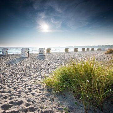 Plage avec dunes sur la mer Baltique près de Scharbeutz sur Voss Fine Art Fotografie