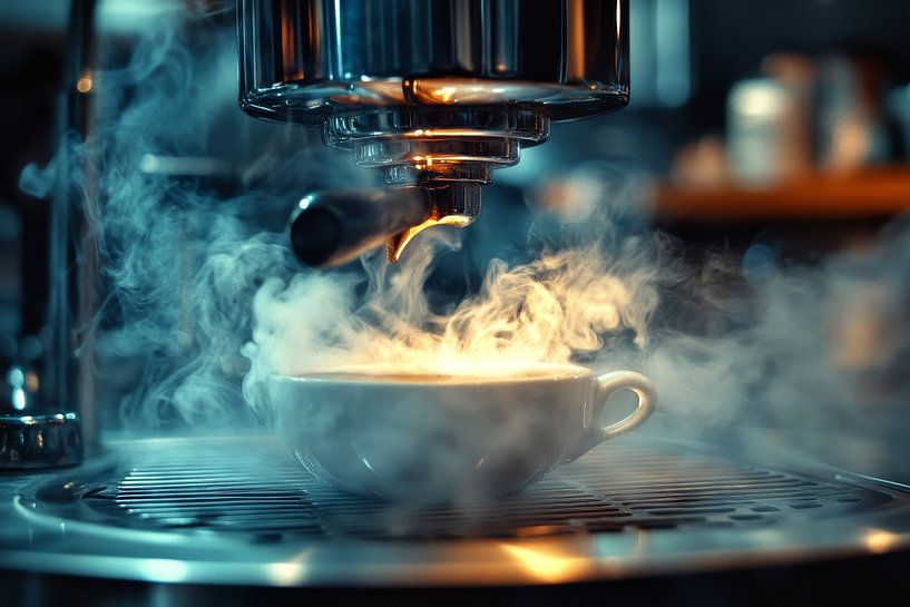 eine heiße Tasse Kaffee oder Cappuccino von Egon Zitter
