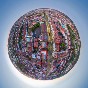 Stuttgart-West Kugelpanorama in der Dämmerung von Christoph Hermann