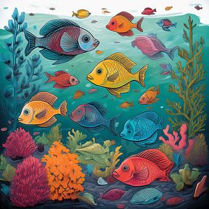 Fischen im Meer