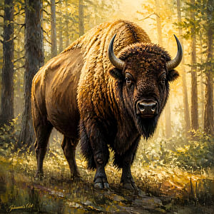 Wildtiere – Ungezähmte Anmut – Bison 2