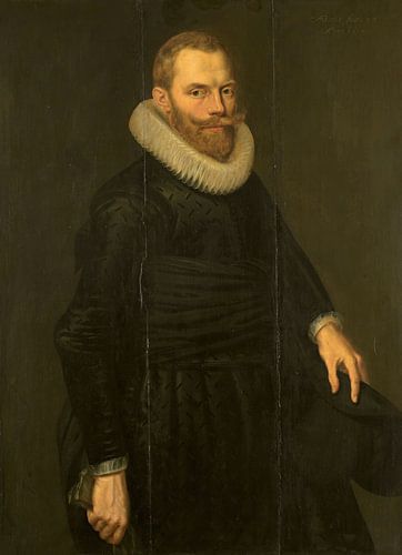Portret van Dirck Hasselaer, Cornelis van der Voort
