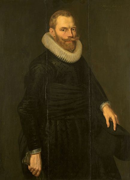 Portret van Dirck Hasselaer, Cornelis van der Voort van Meesterlijcke Meesters