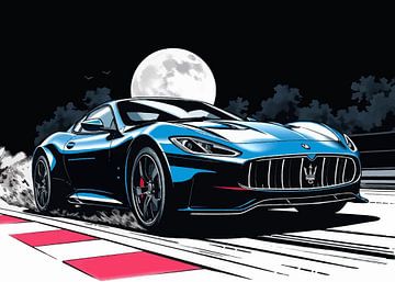 Maserati MC20 onder de maan van MIROKKU