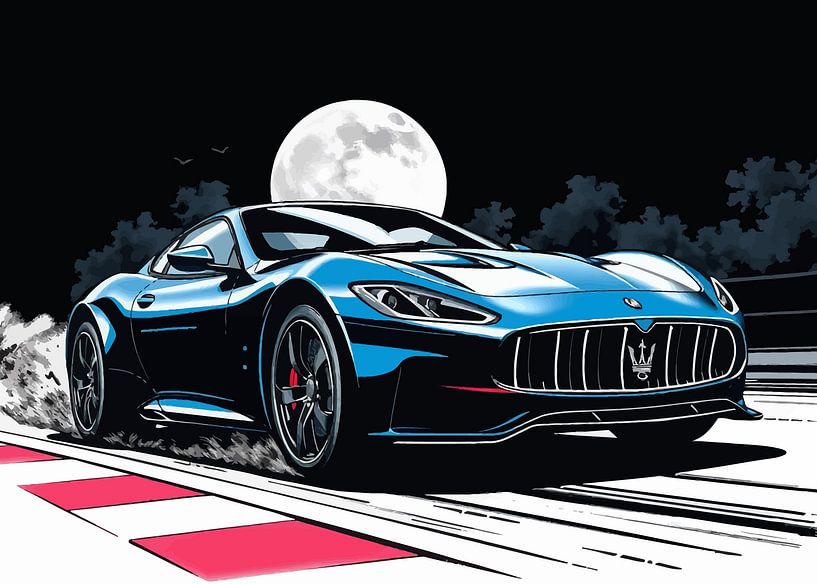 Maserati MC20 unter dem Mond von MIROKKU