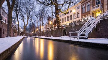 Winter aan de Utrechtse Nieuwegracht