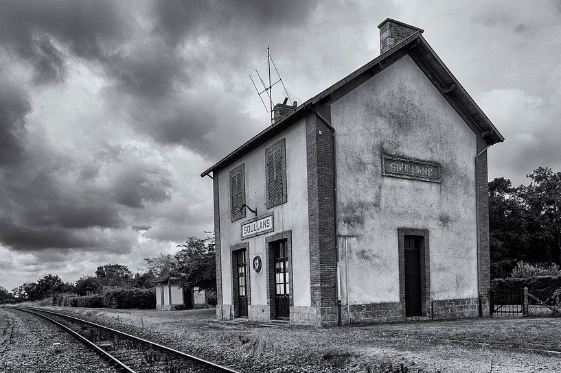 Stationshuis met perron by Marcel van der Voet