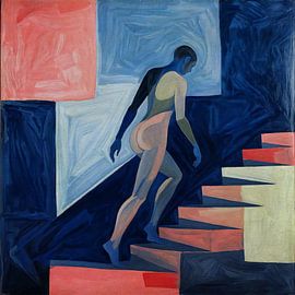 Aufsteigende Entschlossenheit: Inspiriert von Duchamp