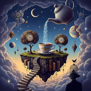 Droomlandschap voorbij de werkelijkheid