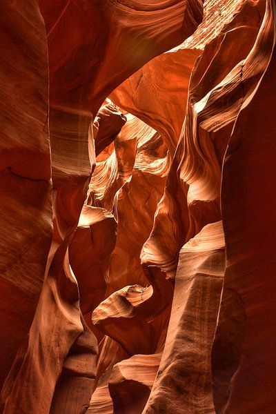 Antelope Canyon in Arizona, West-Amerika (USA) van Bart Schmitz