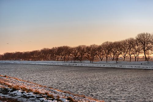 Walcheren Canal in the winter
