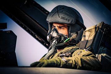 F-16 fighterpilot fully concentrated ready for another mission van ross_impress