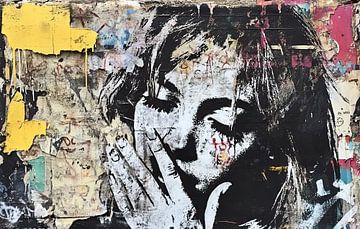 Urban Whispers van Blikvanger Schilderijen