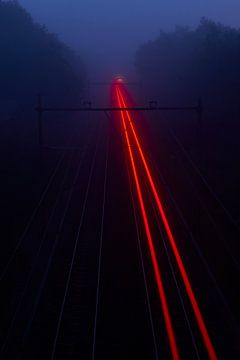 Traces of light through the night by Jenco van Zalk